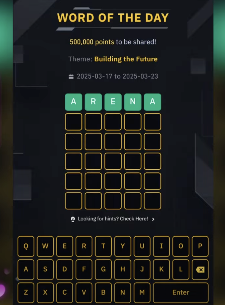Binance Word of the Day Answer Today 18 March 2025